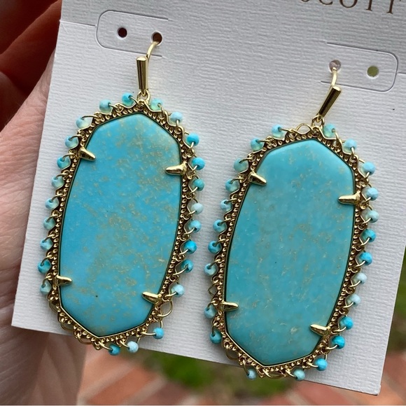 NWT - Kendra Scott - Beaded Danielle Earrings - Picture 3 of 6